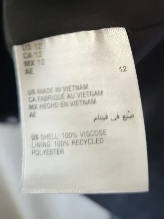 On 34th Dress B/W Polka Dots Sz 12 wrap front whimsigoth Romantic Gothic Indie - Picture 15 of 16